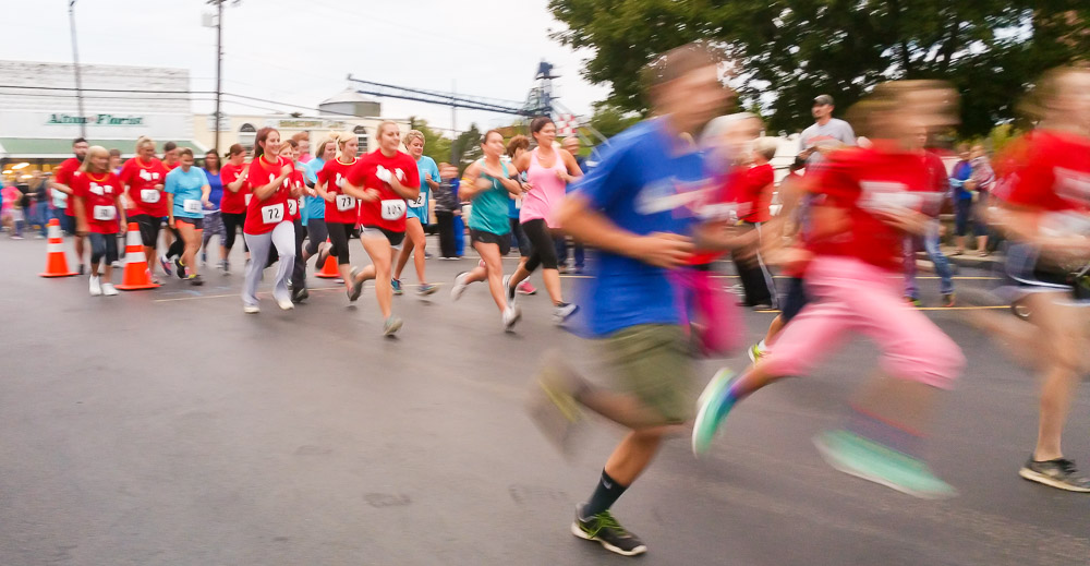 The start of the 5k.