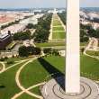 View of Washington Monument from Marine One