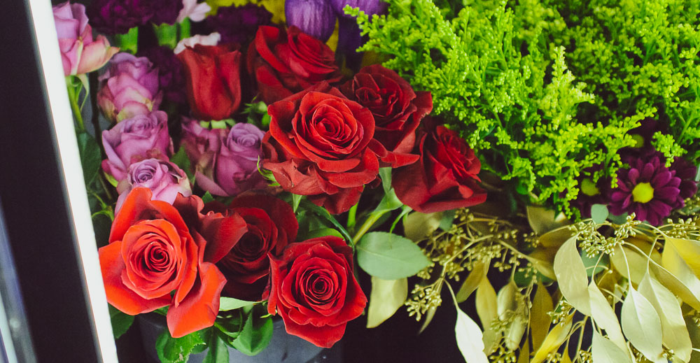 Bouquet of flowers.