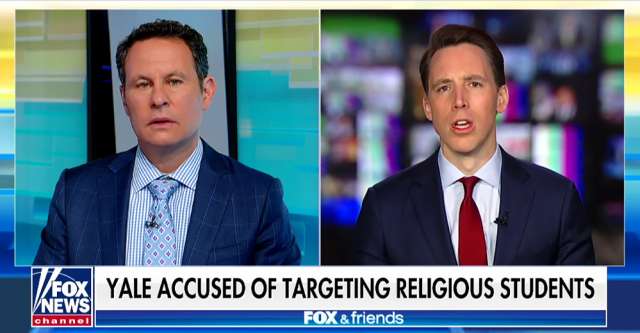 Josh Hawley on Fox & Friends.