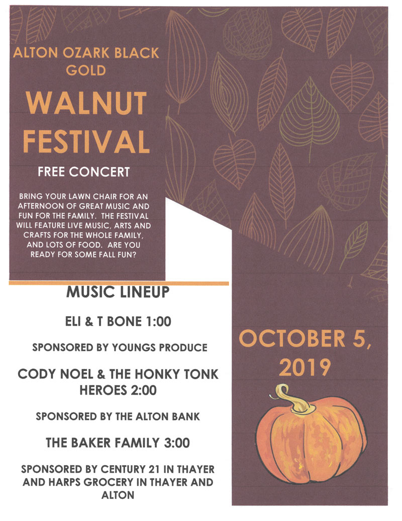 Alton, Missouri Chamber of Commerce Discuss Black Gold Walnut Festival