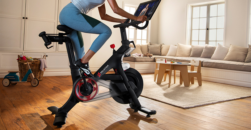 The Peloton bike (official photo by onepeloton.com)