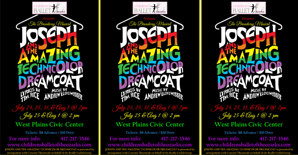 Children's Ballet Joseph and the Amazing Technicolor Dreamcoat