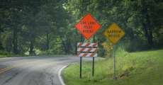 construction on small country road