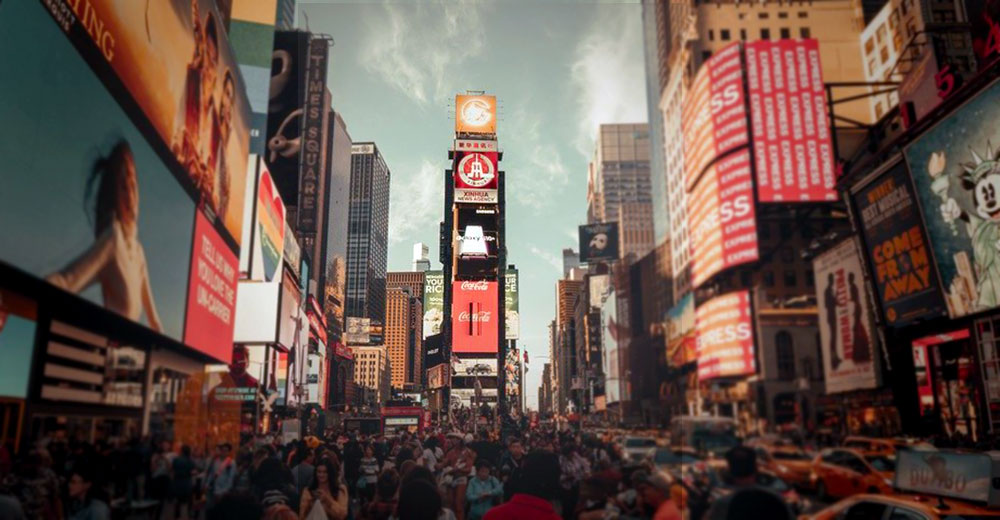 New York City Time Square.