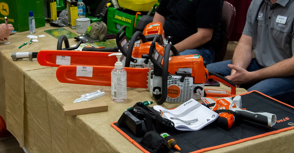 STIHL Chainsaw Ready for drawing.