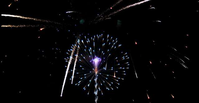 Fireworks at the Thayer Missouri 4st of July Fireworks