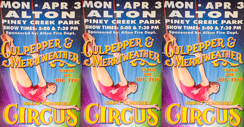 Culpepper & Merriweather Circus poster for 2023