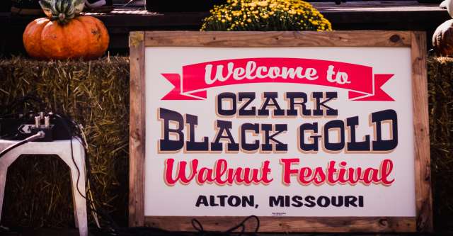 Walnut Festival sign