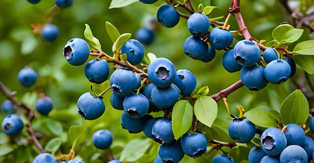 blueberries, fruit