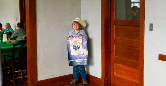 Landry Gleghorn- Grand Champion Market Poultry.